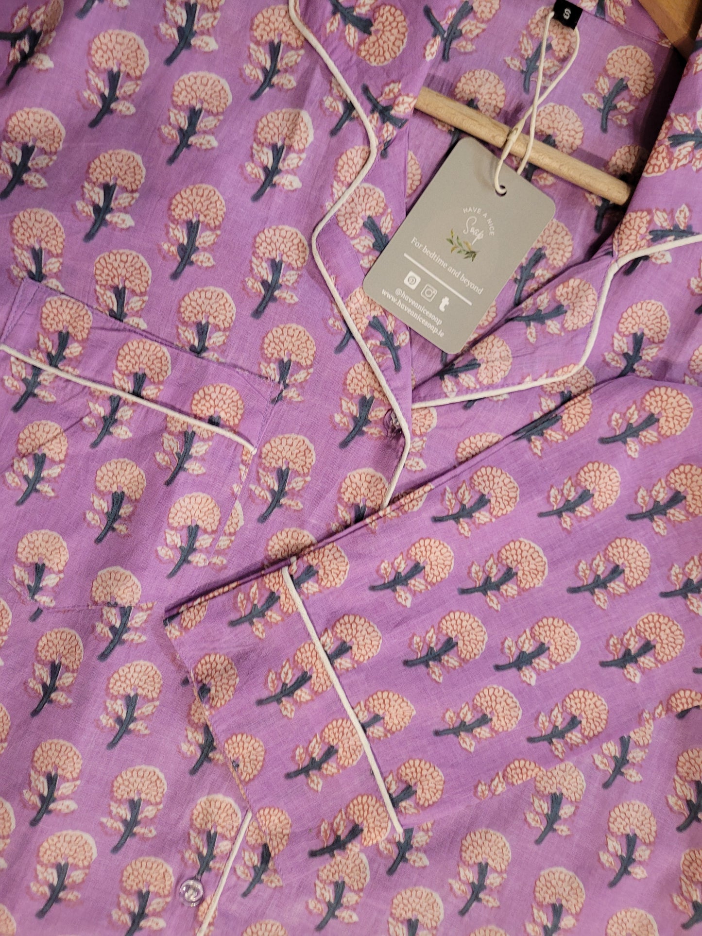 Purple Haze Cotton Pyjamas