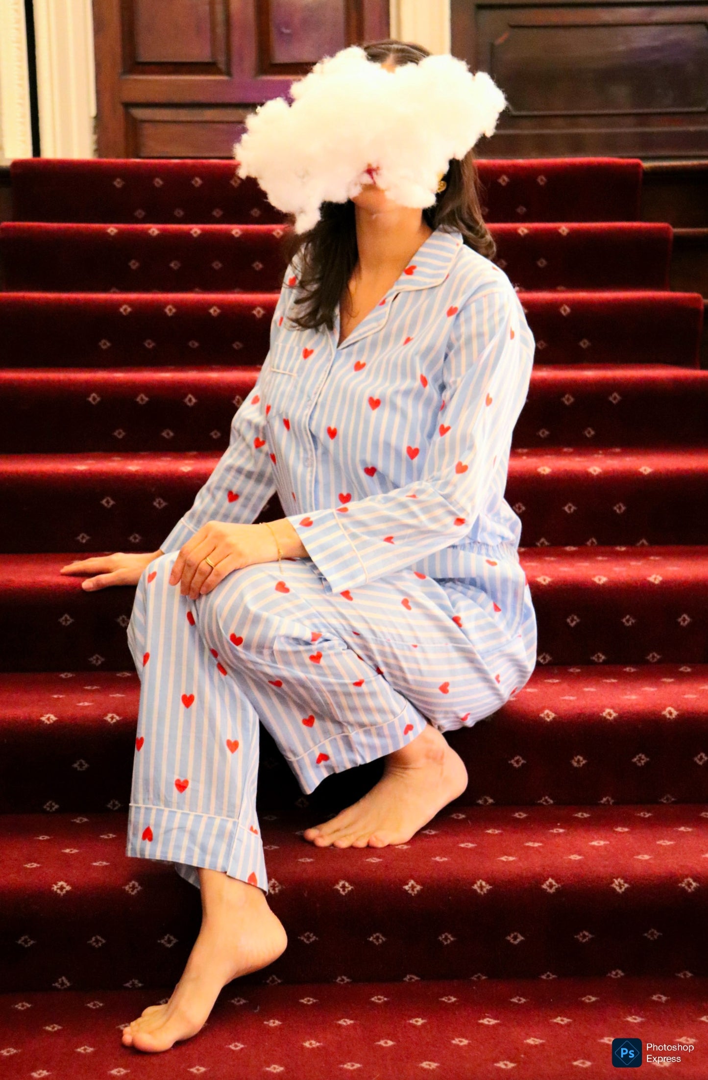 Sweetheart Sky Cotton Pyjamas