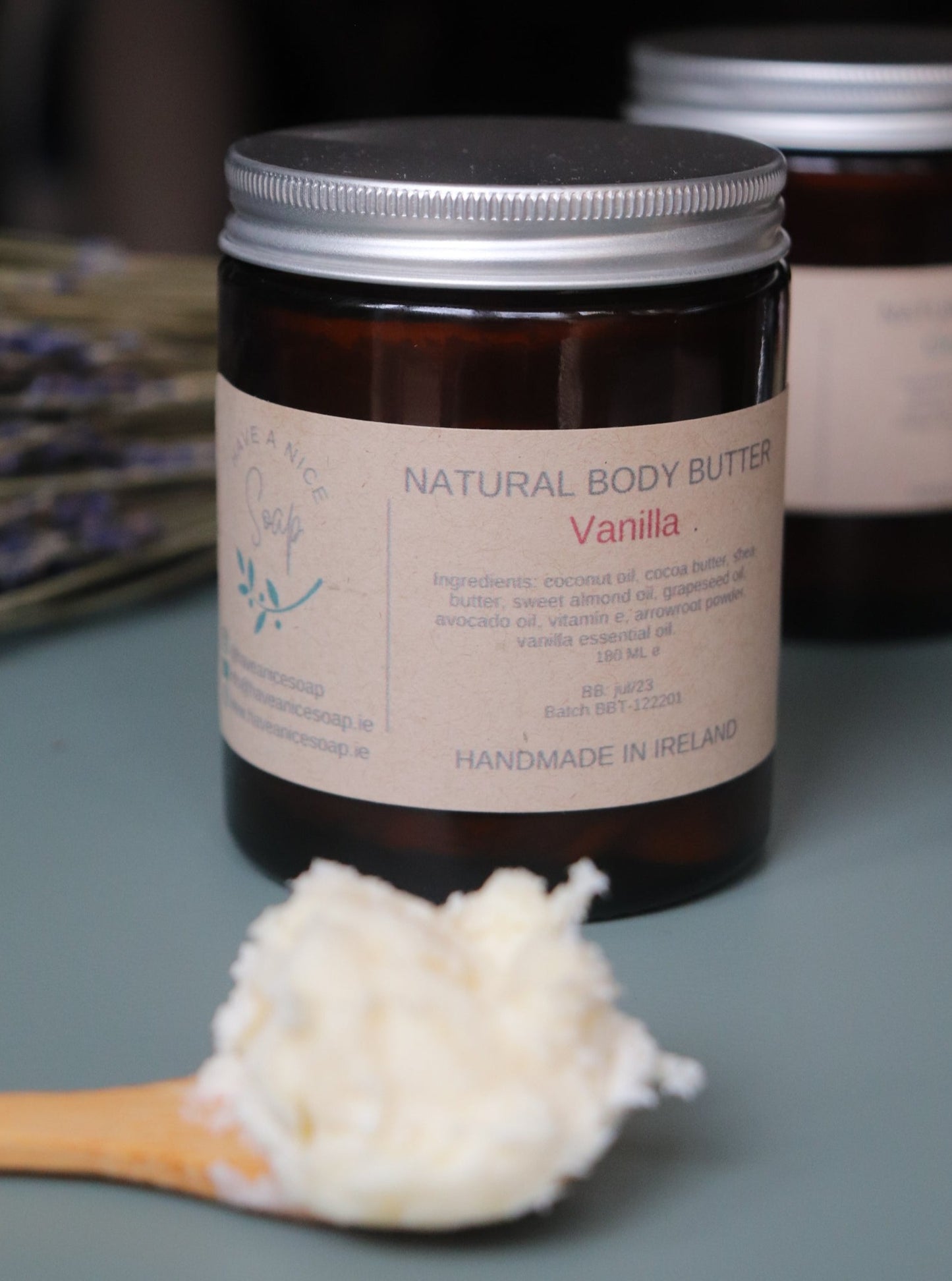 Body Butter Glass Jar