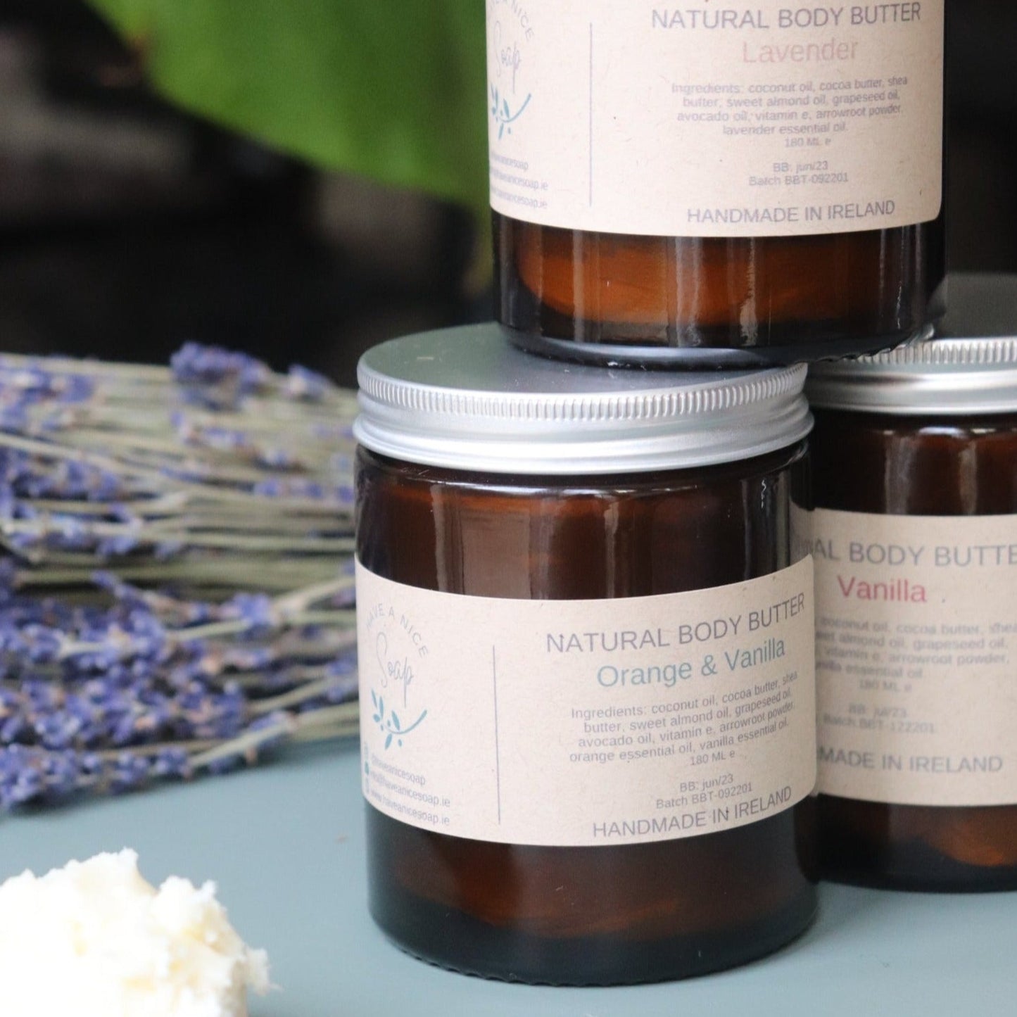 Body Butter Glass Jar