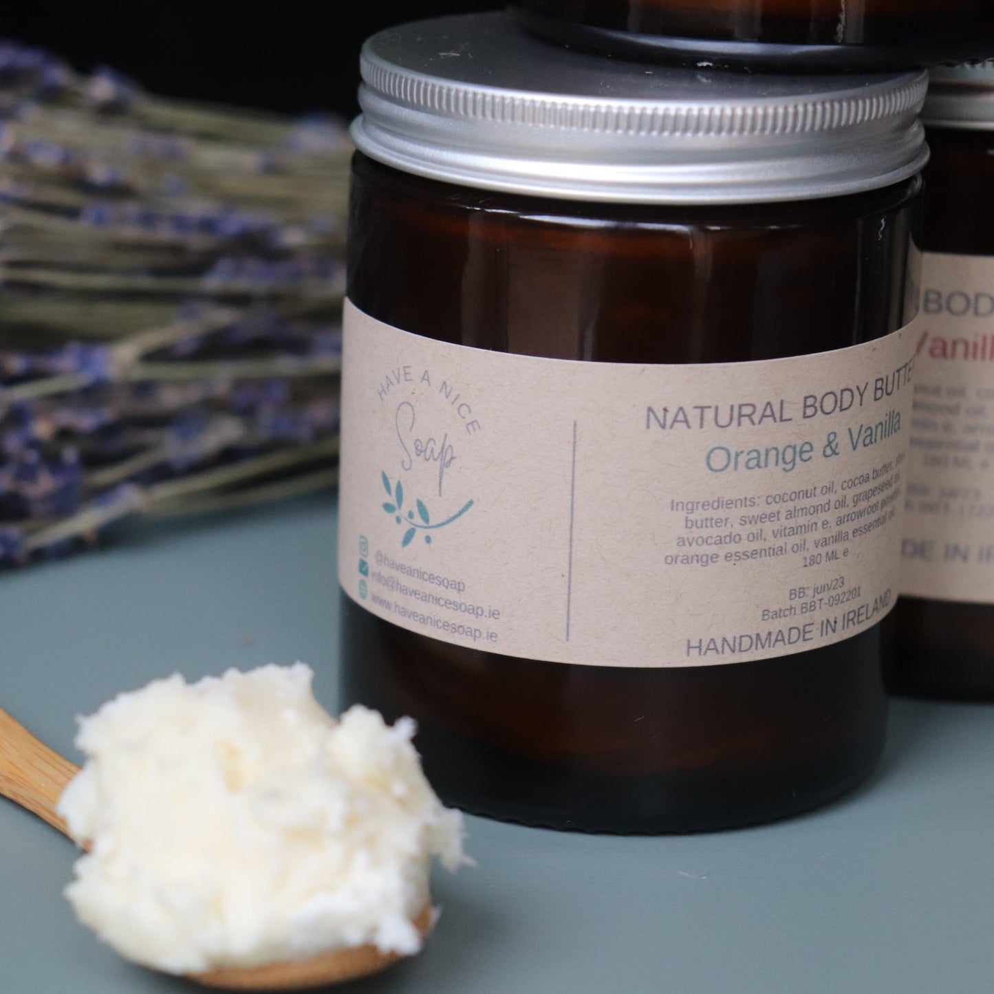 Body Butter Glass Jar