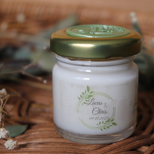 Soy candle Wedding favour