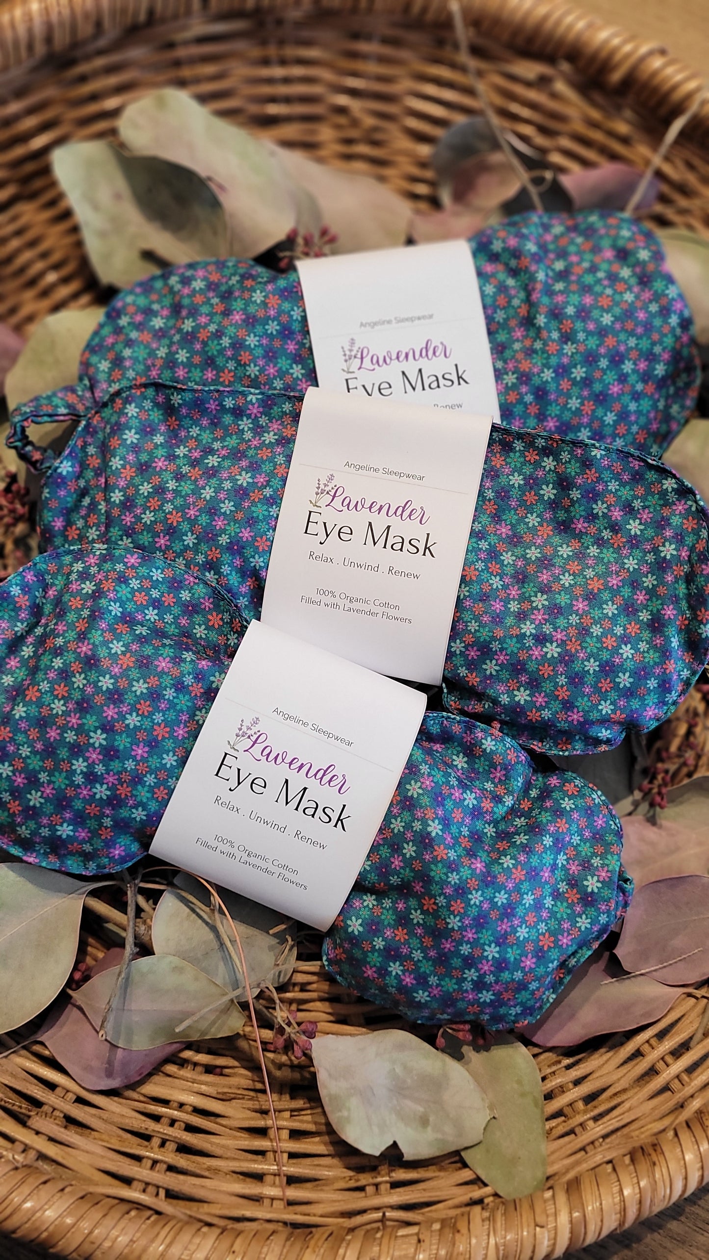 Lavender eye mask
